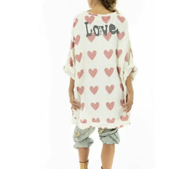 SOLD ‼️ NWT COTTON  MAGNOLIA  PEARL OVERSIZED QUILTED FRANCIS PULLOVER SHIRT - Picture 2 of 7